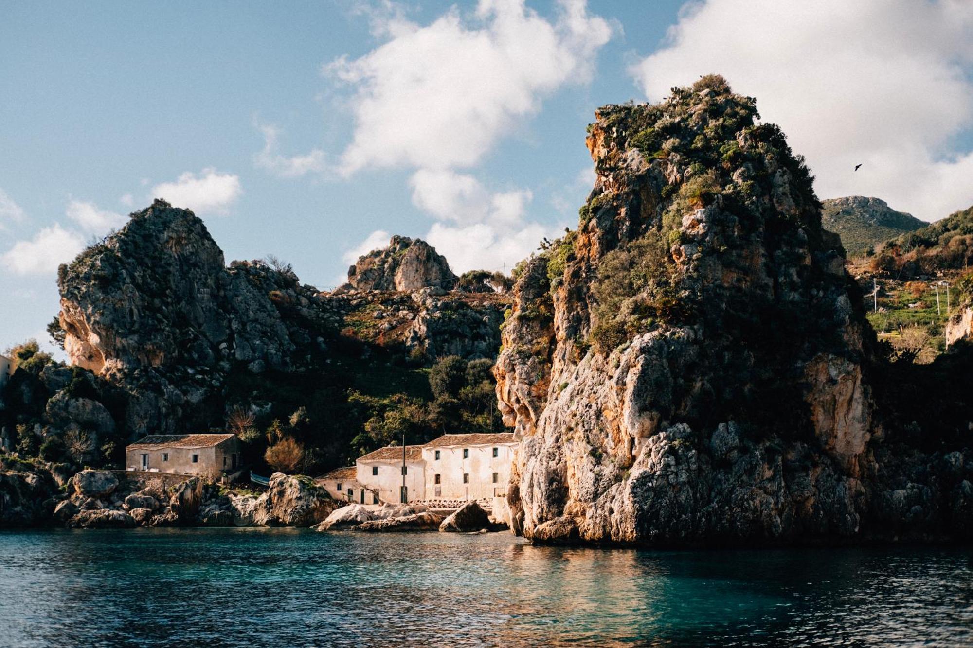 Вилла Tonnara Di Scopello Кастелламмаре-дель-Голфо Экстерьер фото